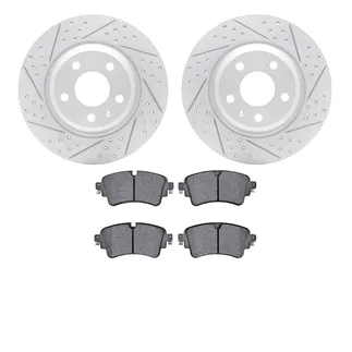 R1 Concepts WBUN1-73059 Brake Rotors - Carbon Coated - D/S W/ Optimum Oe Pads